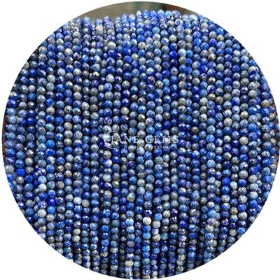 Großhandel Mehrfarbiger Quarz Halbpreisstein Edelstein Faceted Beads Zubehör Schal Perle Abstand für Schmuckherstellung