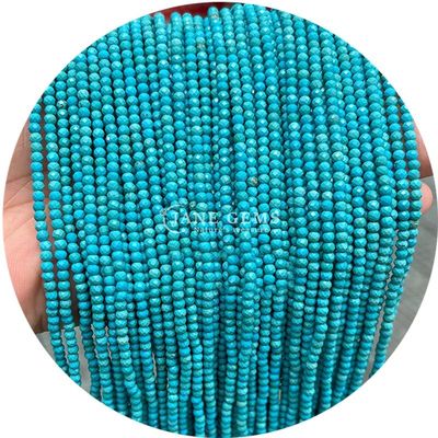 Großhandel Mehrfarbiger Quarz Halbpreisstein Edelstein Faceted Beads Zubehör Schal Perle Abstand für Schmuckherstellung