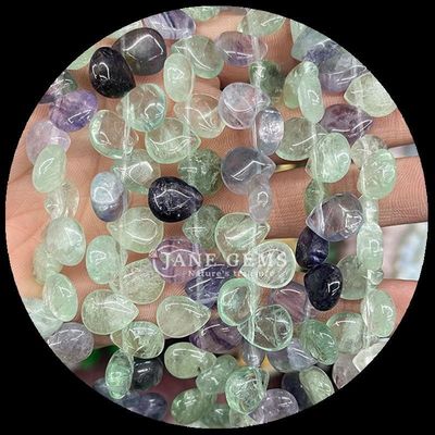 Indische Agate Topaz Edelstein Perle Naturkristall Wasser Tropfenform Stein Loose Perlenstränge für Armbänder