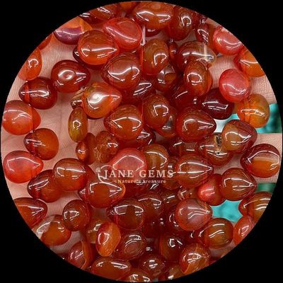 Indische Agate Topaz Edelstein Perle Naturkristall Wasser Tropfenform Stein Loose Perlenstränge für Armbänder