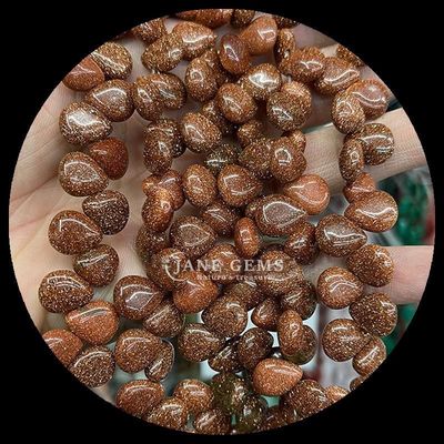 Indische Agate Topaz Edelstein Perle Naturkristall Wasser Tropfenform Stein Loose Perlenstränge für Armbänder