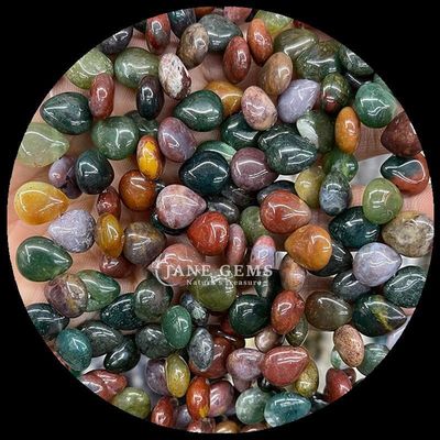 Indische Agate Topaz Edelstein Perle Naturkristall Wasser Tropfenform Stein Loose Perlenstränge für Armbänder