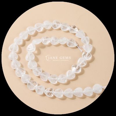 Weisse Jade Gold Sandstein Edelstein Perle Naturkristall Herzform Stein Loose Perle Stränge Für Armbänder