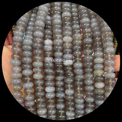 Lucky Jade Lava Stein Edelstein Perle Naturkristall Abacus Form Stein Loose Perle Stränge für Armbänder