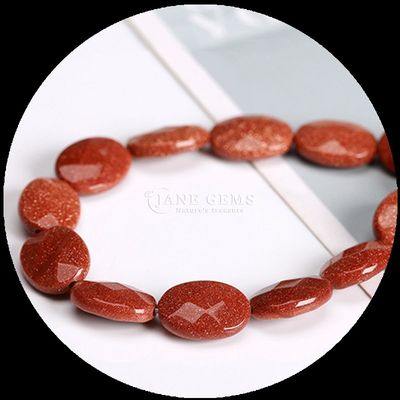 Faceted Oval Form Gem Bead Naturkristall Opalit Blau Punkt Stein Loose Bead Strands für Armbänder