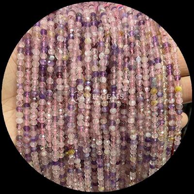DIY-Schmuck, Faceted Abacus Loose Bead Strands für Heilenergie und Partys herzustellen