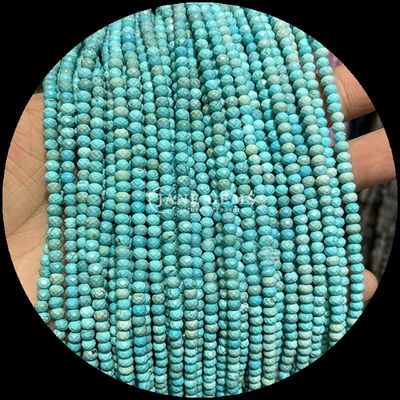 Lapis Lazuli Apatit Naturgemäste Perlen Faceted Abacus Form Loose Perlenstränge für Heilenergie und DIY Schmuckherstellung