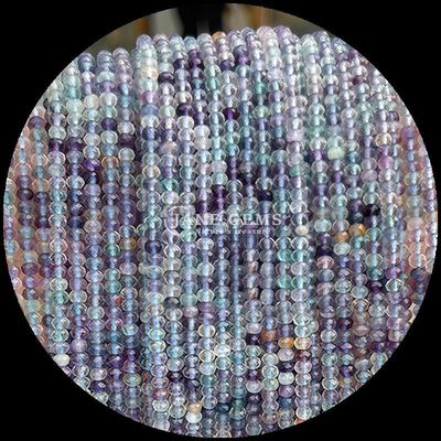 Fluorit Karnelien Natürlicher Edelstein Perlen Faceted Abacus Form Loose Perlen Stränge für heilende Energie und DIY Schmuck Ma