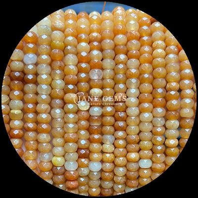Fluorit Karnelien Natürlicher Edelstein Perlen Faceted Abacus Form Loose Perlen Stränge für heilende Energie und DIY Schmuck Ma