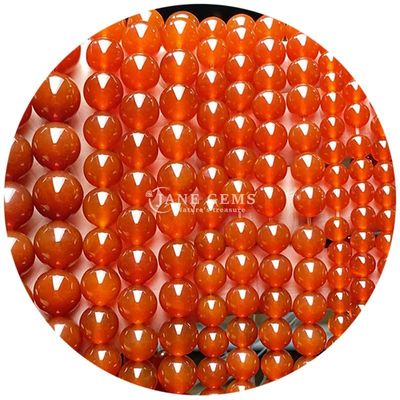 Natürliche Agate Stein Perlen Glatte runde Locker Abstand Perlen für Schmuck Herstellung von DIY Armbänder
