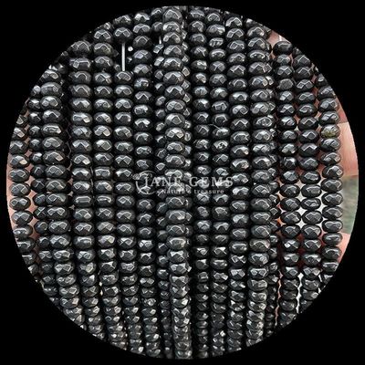 Indian Agate Grüner Punkt Natürlicher Edelstein Perlenstränge Natürlicher Edelstein Faceted Abacus Perlen für persönliche Geschenke