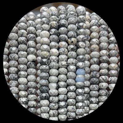 Labradorit Peridot Natürlicher Edelstein Perlenstränge Natürlicher Edelstein Faceted Abacus Perlen für persönliche Geschenke