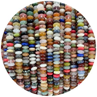 UFO-Form Natürliche spirituelle Heilung Kristall Loose Perlen Edelstein Perlen für DIY Geschenk