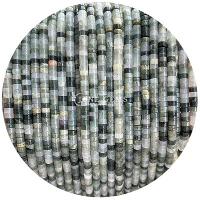 Kristallstein Rechte Winkel Form Naturstein Runde Perlen für DIY Schmuck