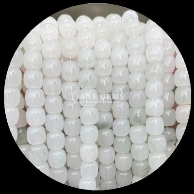 Edelsteine Perle Rose Quarz Eis Grün Jade Naturkristall Edelstein Apfelform Locker Perlenstränge für die Schmuckherstellung
