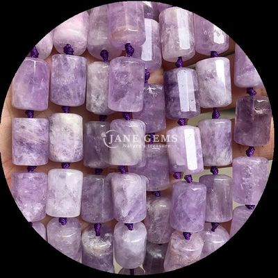 Edelsteine Perlen Naturkristall Apatit Rhodonit Edelstein Faceted Zylinderform Locker Perlenstränge für Schmuckherstellung