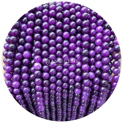 Runde Jades Farbe Chalcedon Stein Perlen Heilende Kristall Naturstein Locker Perlen Für DIY Schmuck machen