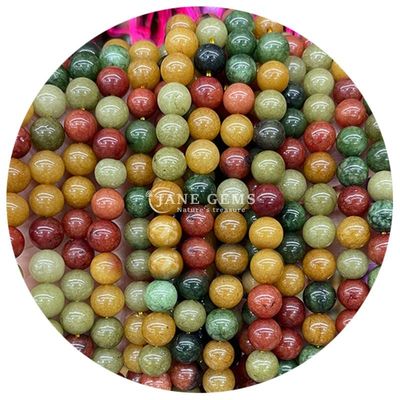 Natürlicher Stein Regenbogen Rosa Xinjiang Chalcedony für Schmuck Handgefertigte Armband Halskette