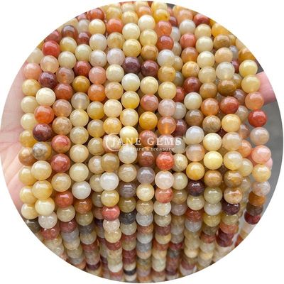 Natürliche Edelstein Perlen Strand Round Kristallstein Loose Perlen für Schmuck Armband Herstellung
