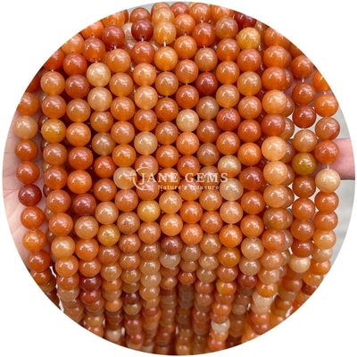 Mischen Sie natürliche Edelsteine Loose Beads Rot Aventurin Grün Jade Für Kristall Handwerk machen