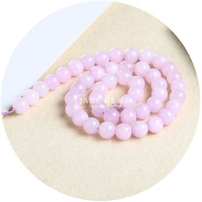 Xinjiang Chalcedony Bead Strands Rundförmiger Stein für Schmuck in Amazonasfarbe