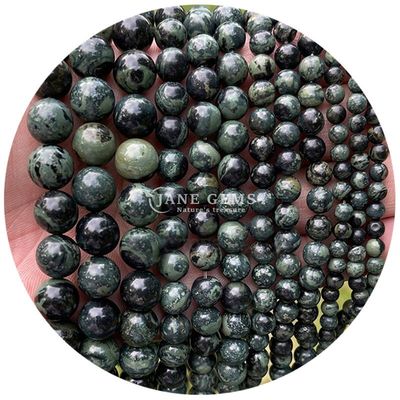 Handgefertigte Kristallschmuckstücke Handwerk Handwerk Rund roter Jaspis-Perlen für Armbänder Halsketten