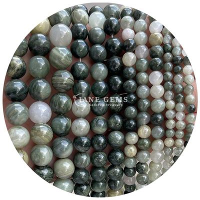 Natürliche schwarze Streifen Rhodochrosit Edelstein Perlen für Schmuck