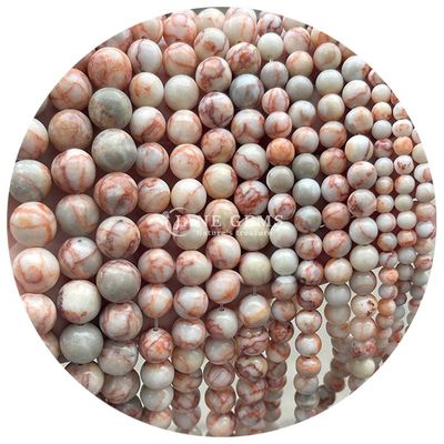 Natürliche schwarze Streifen Rhodochrosit Edelstein Perlen für Schmuck