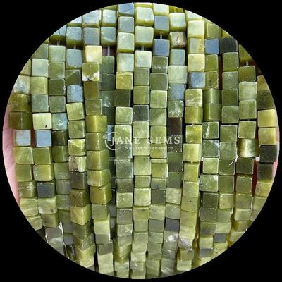 Natürliche südliche Jade Amazonit Quadratform Edelstein Perlenstränge für DIY Schmuck und Heilenergie