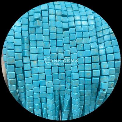 Kube Quadrat Form Naturgemäste Perle Rot Türkis Schwarz Achat Locker Perlen Stränge Für DIY Schmuck