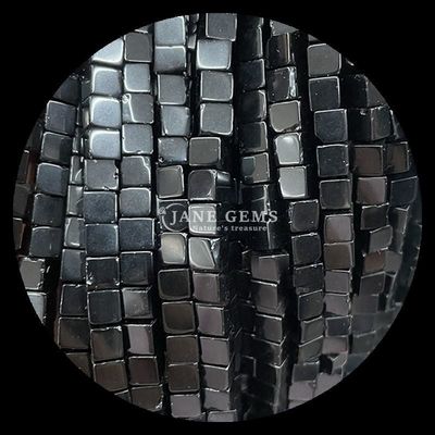 Cube Quadrat Form Naturgemäste Perlen Zitrone Jade Rhodonit Loose Perlen Stränge für Heilung und DIY Schmuck Ma