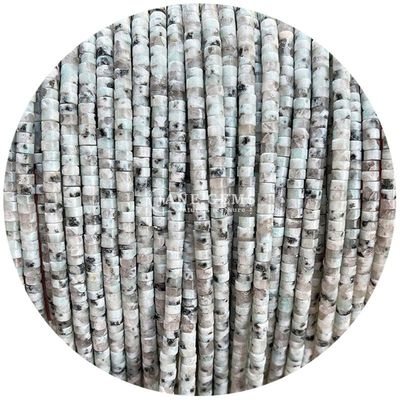 Kiwi Jaspis Unakite Lockerperlen aus Naturkristall für Schmuck