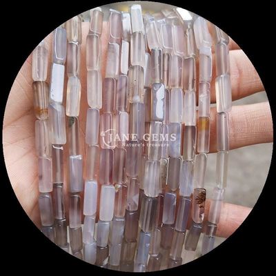 Rechteckige Quadratform Edelstein Perlenstränge Naturgelb Jade Rosa Aventurin