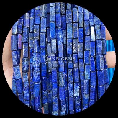 Rechteckige Zebra Jaspis Lapis Lazuli Edelstein Perlen Lockersträhnen zum Schmuck machen