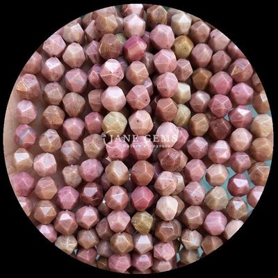 Facetten Edelstein Naturdiamant Form Rhodonit Amazonit Loose Strand Beads