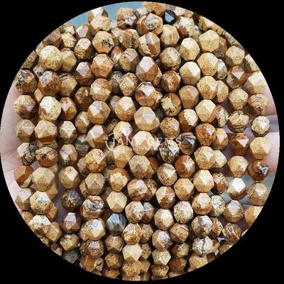 Facetten Edelstein Naturdiamant Form Rhodonit Amazonit Loose Strand Beads