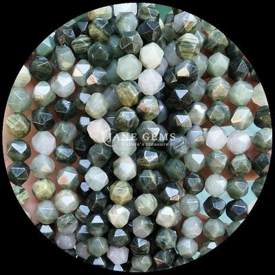 Faceted Multicolor Howlite Karte Stein Loose Strand Edelstein Perlen für DIY Schmuck