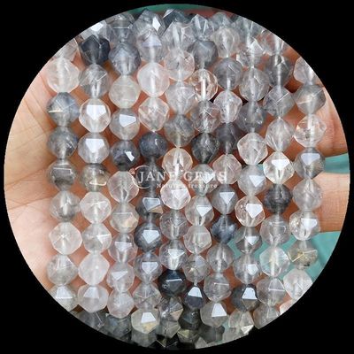 Facetten Naturgemäste Perlen in lebendigen mehrfarbigen Wassermelone Quarz Aquamarin Loose Strands Perlen für DIY Schmuck