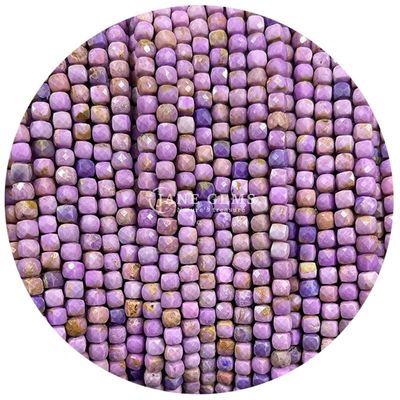Polsterte glatte Lockerperlen Facettenzuckerwürfel für DIY Handwerk Schmuck Schmuck machen Edelsteine Perle