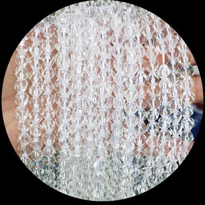 Blendende Diamantgeschnitte, mehrfarbige Edelsteinperlen, klares Quarz, Karnelian, lose Strähnen für exquisite Schmuckhandwerk