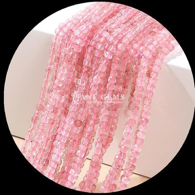 Mehrfarbige Natur Mini Cube Quadrat Edelstein Perlen Rose Quarz Apatit für DIY Armband Halskette Ohrring Schmuckherstellung