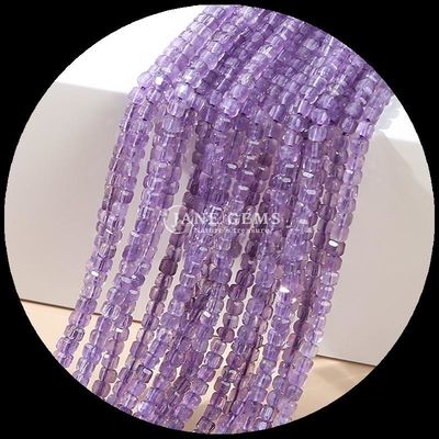 Polsterte mehrfarbige Lapis Lazuli Amazonit Kubus geschnittenen Edelstein Perlen für DIY Schmuckherstellung