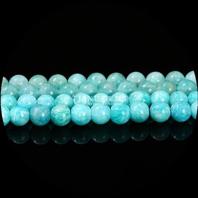 Runde Form Sortierte Naturgemäuste Perlen Labradorit Amazonit Loose Strands Für DIY Schmuck Designs
