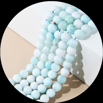 Schillernde Edelsteine Polster Perlen Larimar Gold Obsidian Locker Stränge für auffällige Schmuckkreationen