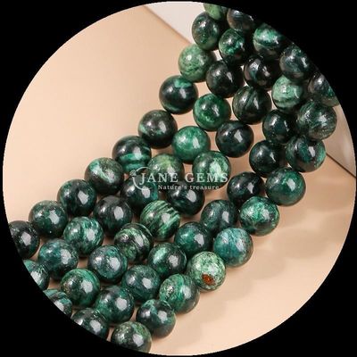 Schillernde Edelsteine Polster Perlen Larimar Gold Obsidian Locker Stränge für auffällige Schmuckkreationen