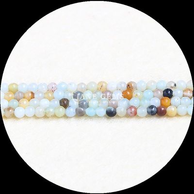 Polsterte Edelsteinperlen Amazonit Amethyst Loose Strands Perlen für handgefertigten Schmuck