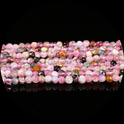 Polsterte Edelsteinperlen Amazonit Amethyst Loose Strands Perlen für handgefertigten Schmuck