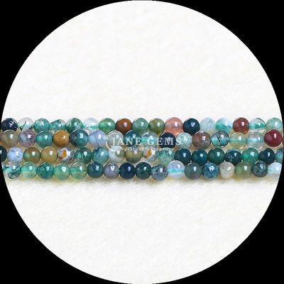 Farbenfrohe runde Edelsteinperlen Herkunft für DIY Armbänder Halsketten Ohrringe verschiedene Farben