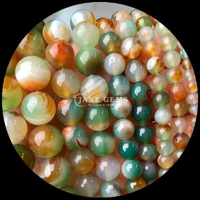 DIY Schmuckherstellung 8mm runde natürliche Edelsteinperlen in Kirsch-Agat und verschiedene Agatstränge für Ohrringe