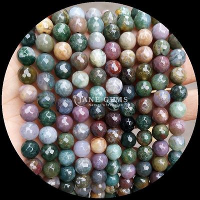 DIY Schmuckherstellung 8mm runde natürliche Edelsteinperlen in Kirsch-Agat und verschiedene Agatstränge für Ohrringe